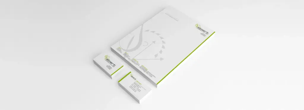 Schreinerei Ebert: Printdesign – Geschäftsausstattung