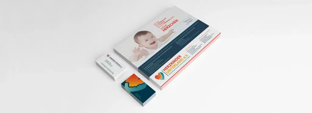 Herzkinder Unterland: Corporate Design – GeschäftsausstattungAnsicht 1