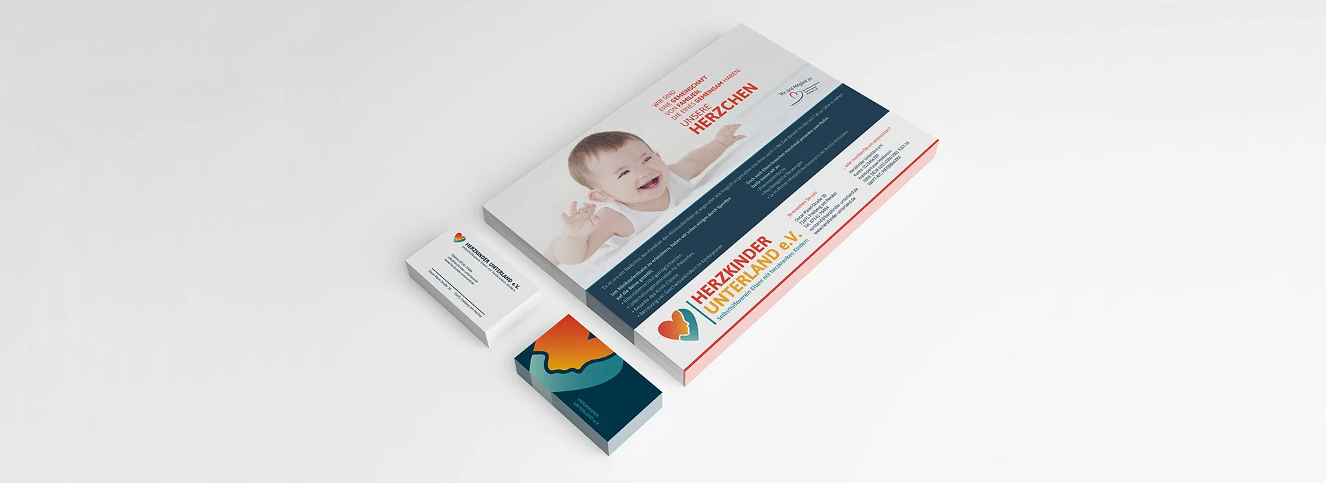 Herzkinder Unterland: Corporate Design – GeschäftsausstattungAnsicht 1