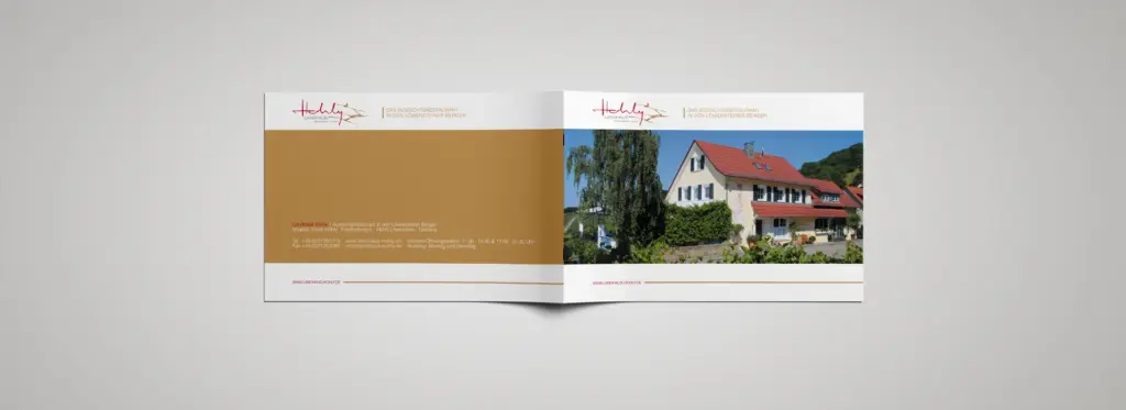 Landhaus Hohly: Printdesign – BroschuereAnsicht 1