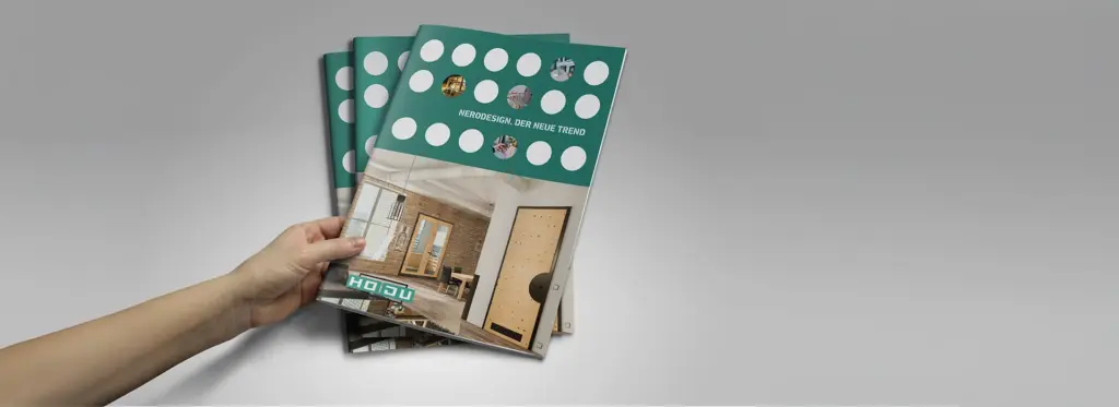 HOJU Beschlag: Printdesign – Broschuere
