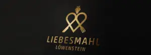 Liebesmahl Löwenstein: Logodesign – gold