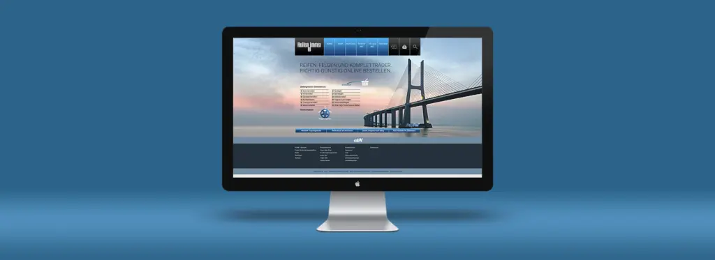 Reifen Wimmer: Webdesign – WebsiteAnsicht 1