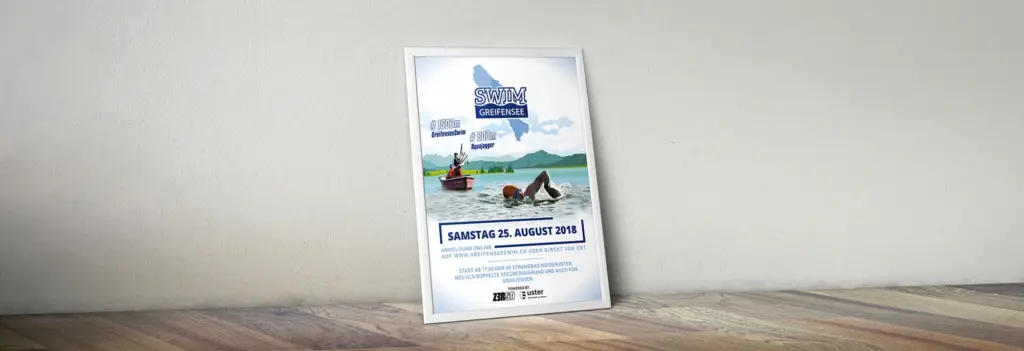 Greifensee Triathlon: Printdesign – PlakatAnsicht 1