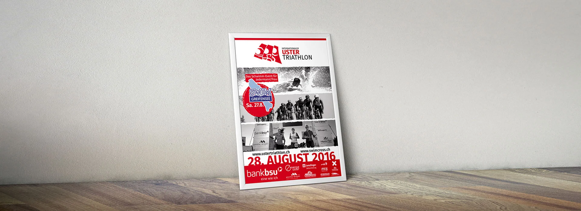 Uster Triathlon: Printdesign – PlakatAnsicht 1